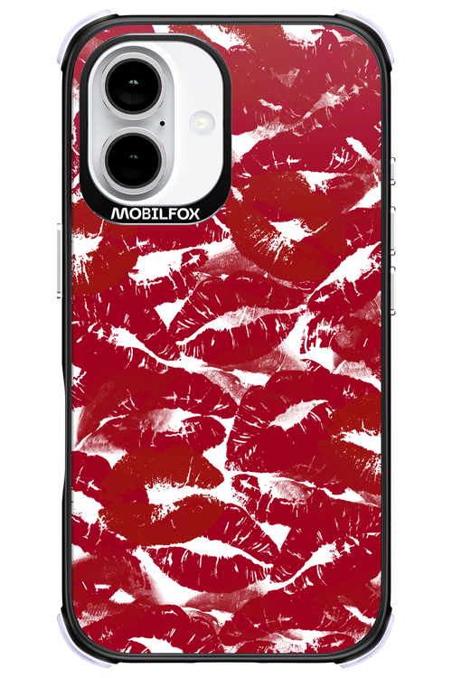 Burgundy and Kiss 2.0 - Apple iPhone 16