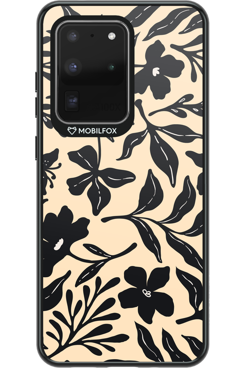 Black Flowers 2.0 - Samsung Galaxy S20 Ultra 5G