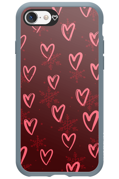 Christmas Hearts - Apple iPhone SE 2022