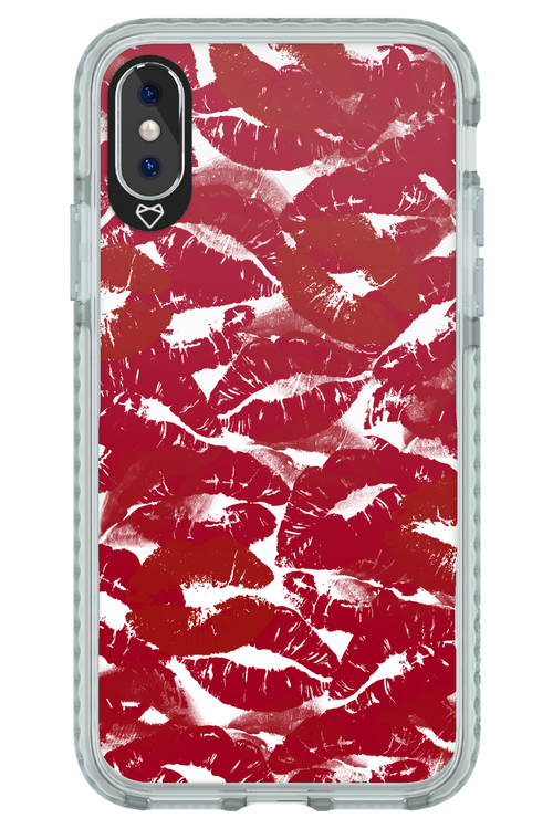 Burgundy and Kiss - Apple iPhone X