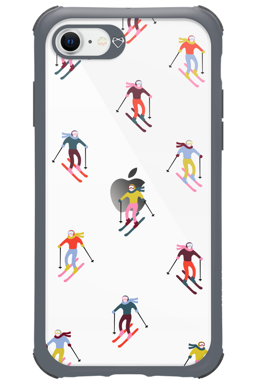 Snow Motion (Transparent) - Apple iPhone SE 2020