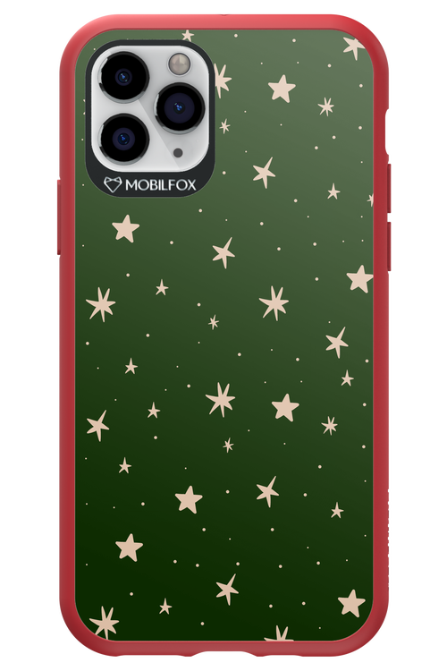 Forest Green Stars - Apple iPhone 11 Pro