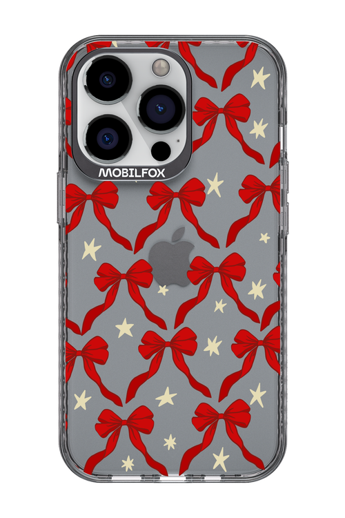 Bow & Stars (Transparent) - Apple iPhone 13 Pro