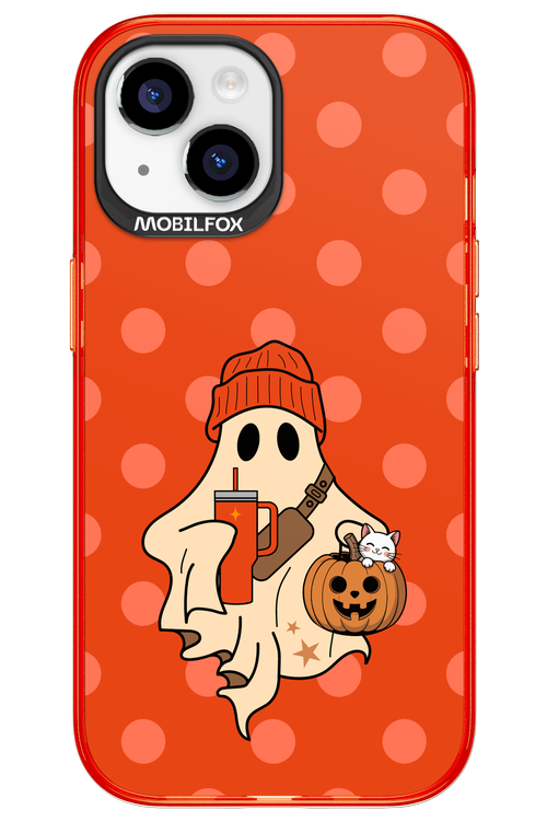 Ghost Girl (Orange) - Apple iPhone 15