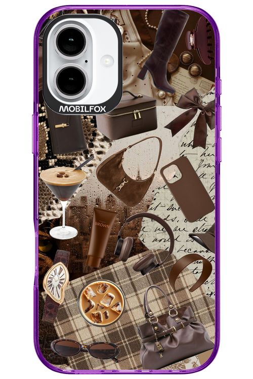 Brown Love - Apple iPhone 16 Plus