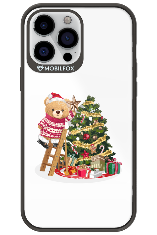 Christmas Bear (Transparent) - Apple iPhone 13 Pro Max