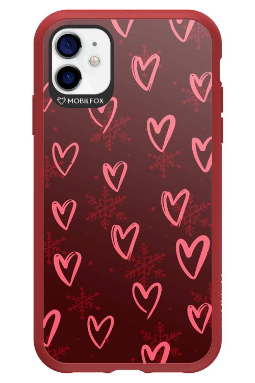 Christmas Hearts - Apple iPhone 11