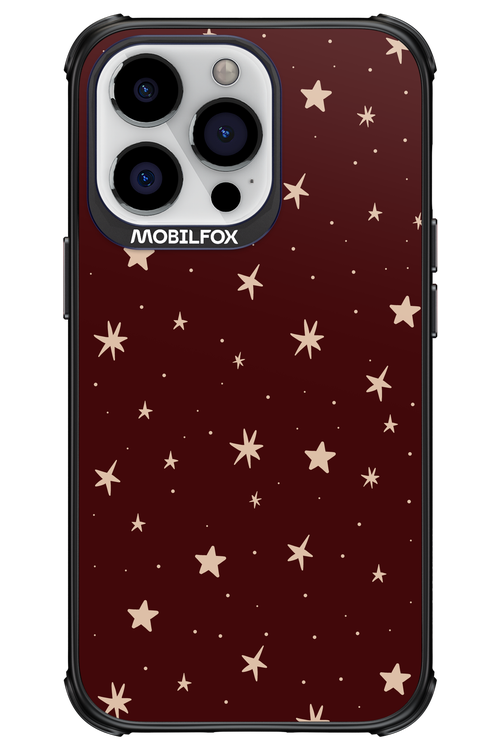 Burgundy Stars - Apple iPhone 13 Pro