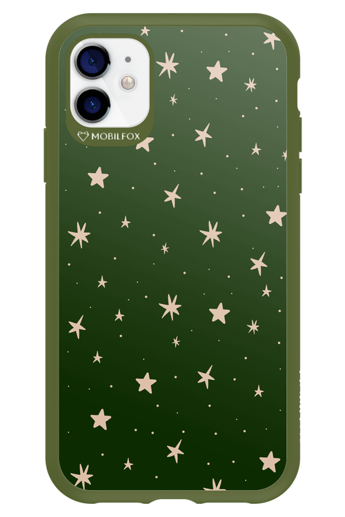 Forest Green Stars - Apple iPhone 11