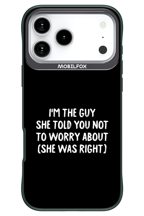 She was right 2.0 - Apple iPhone 17 Pro Max