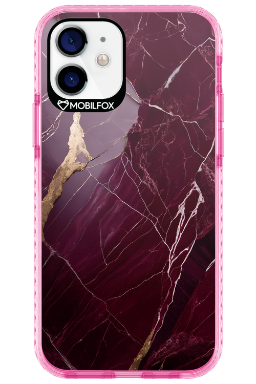 Burgundy Marble - Apple iPhone 12