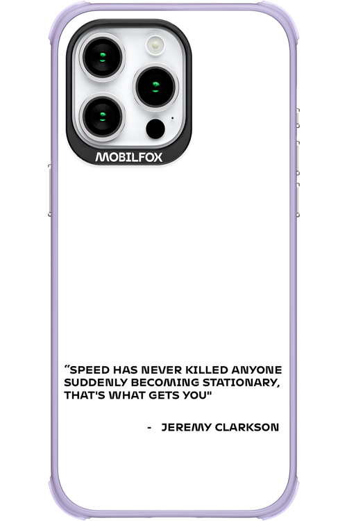 Speed Philosophy 2.0 - Apple iPhone 15 Pro Max