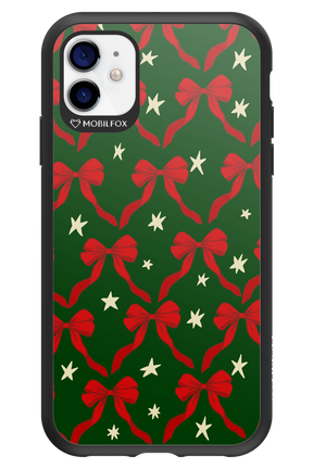 Bow & Stars (Green) - Apple iPhone 11