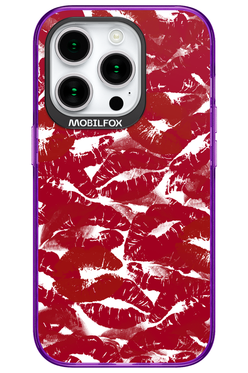Burgundy and Kiss 2.0 - Apple iPhone 15 Pro