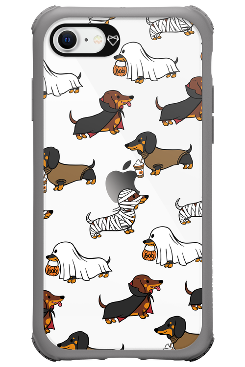Scary Dachshund (Transparent) - Apple iPhone SE 2022
