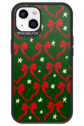 Bow & Stars (Green) - Apple iPhone 13