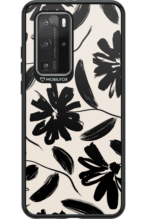 Monochrome Flowerss 2.0 - Huawei P40 Pro