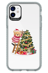 Christmas Bear (Transparent) - Apple iPhone 11