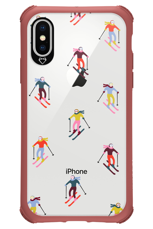 Snow Motion (Transparent) - Apple iPhone X