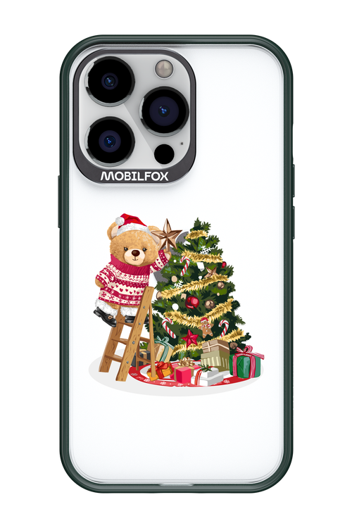 Christmas Bear (Transparent) - Apple iPhone 13 Pro