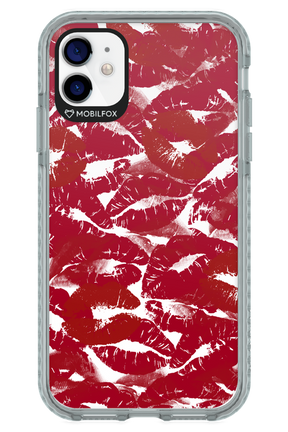 Burgundy and Kiss - Apple iPhone 11