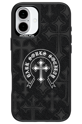 Dark Souls Society (Leather) - Apple iPhone 16 Plus