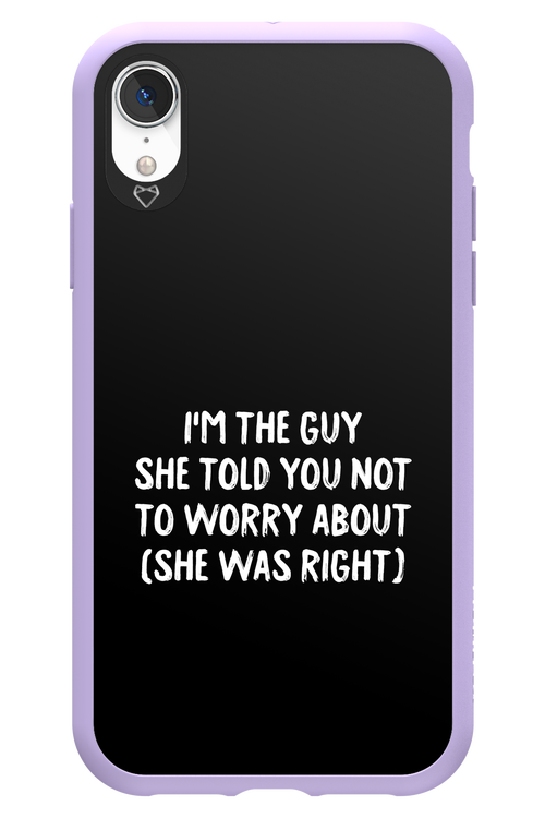 She was right 2.0 - Apple iPhone XR