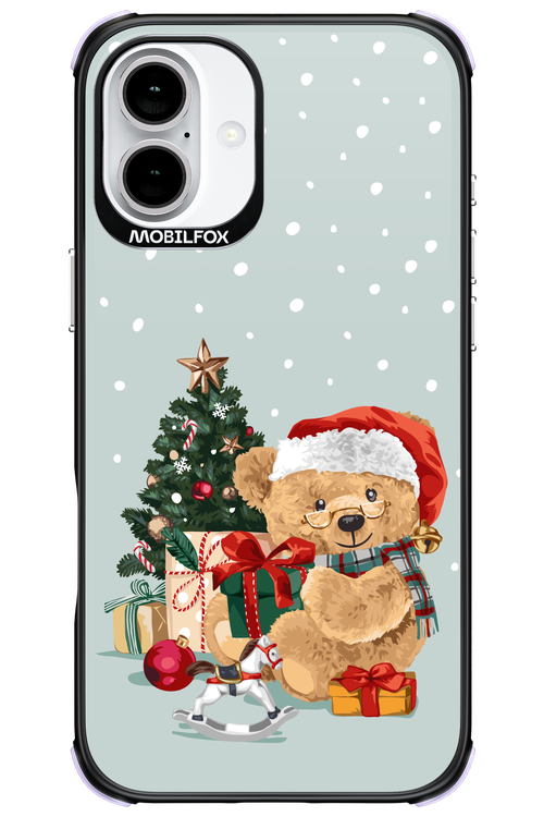 Merry Christmas Bear - Apple iPhone 16 Plus