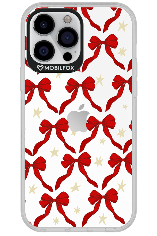 Bow & Stars (Transparent) - Apple iPhone 13 Pro Max