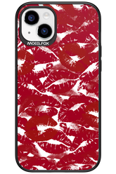 Burgundy and Kiss 2.0 - Apple iPhone 15 Plus