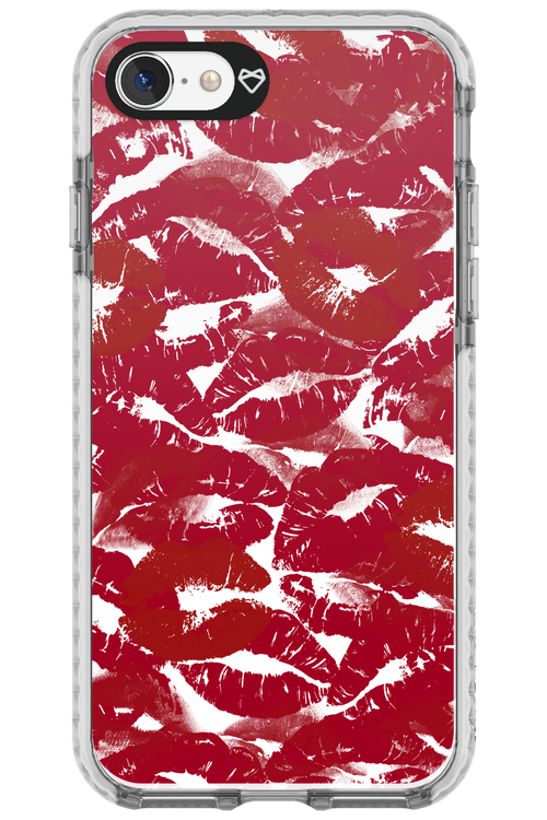 Burgundy and Kiss 2.0 - Apple iPhone SE 2020