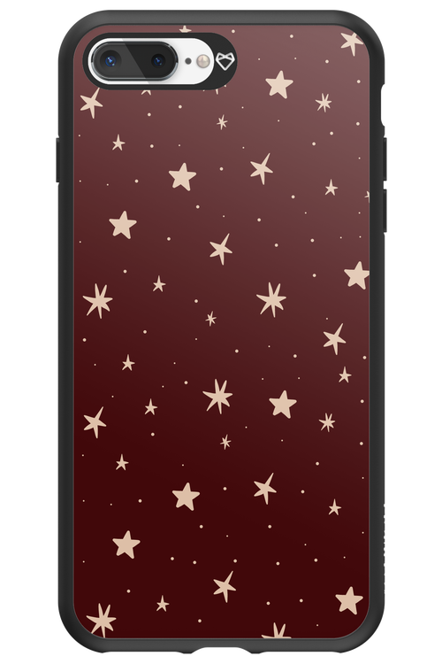 Burgundy Stars - Apple iPhone 7 Plus