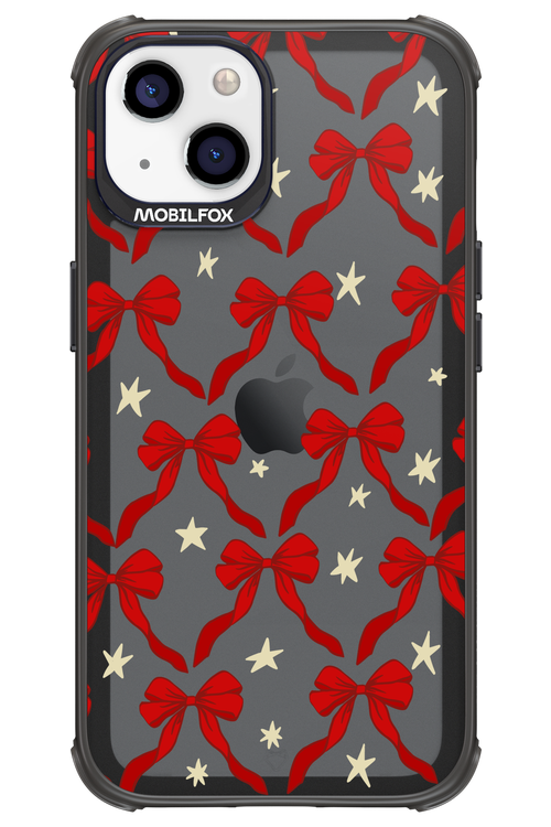 Bow & Stars (Transparent) - Apple iPhone 13