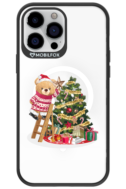 Christmas Bear (Transparent) - Apple iPhone 13 Pro Max