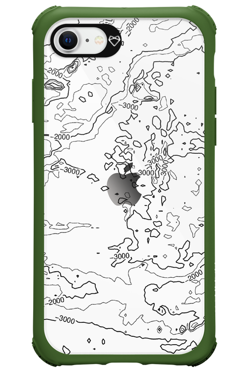 Contour Map - Apple iPhone SE 2022