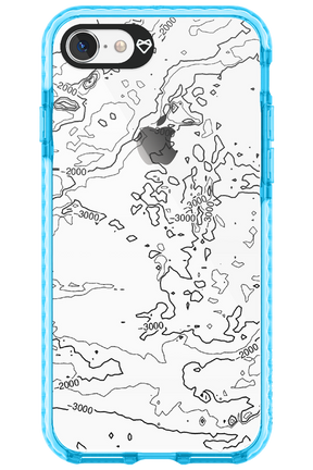 Contour Map - Apple iPhone 8