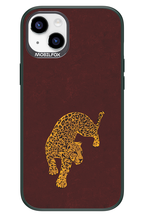 Burgundy Leopard - Apple iPhone 14 Plus
