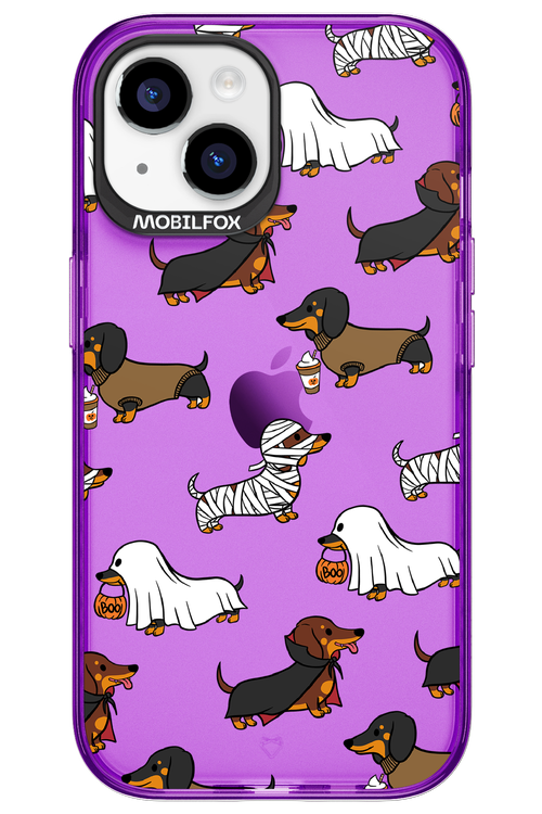 Scary Dachshund (Transparent) - Apple iPhone 15