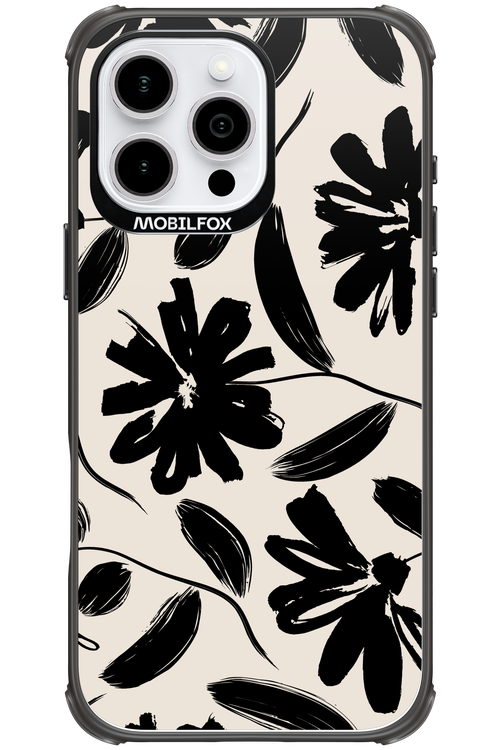 Monochrome Flowerss - Apple iPhone 16 Pro Max