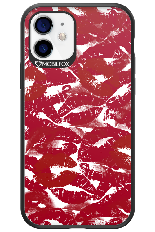 Burgundy and Kiss 2.0 - Apple iPhone 12