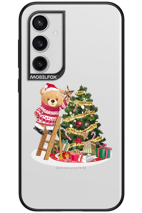 Christmas Bear (Transparent) - Samsung Galaxy S23 FE