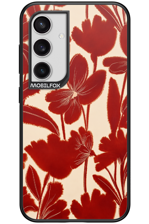 Burgundy Flowers 2.0 - Samsung Galaxy S24