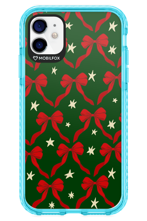 Bow & Stars (Green) - Apple iPhone 11