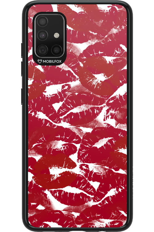 Burgundy and Kiss 2.0 - Samsung Galaxy A51