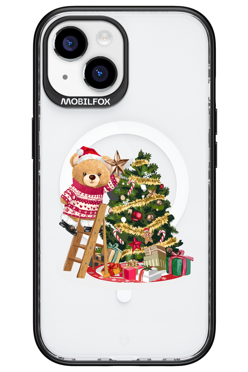 Christmas Bear (Transparent) - Apple iPhone 15