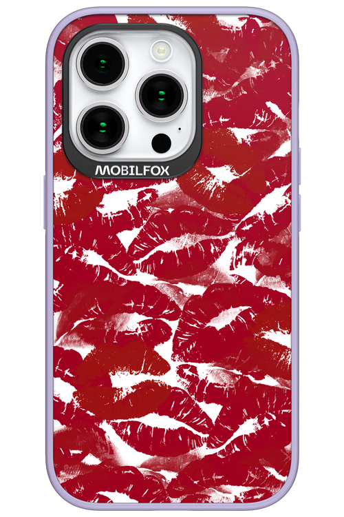 Burgundy and Kiss 2.0 - Apple iPhone 15 Pro