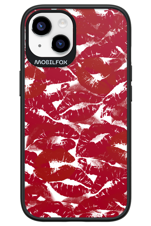 Burgundy and Kiss 2.0 - Apple iPhone 14