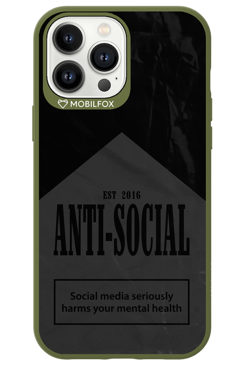 ANTI-SOCIAL (BLVCK) 2.0 - Apple iPhone 13 Pro Max