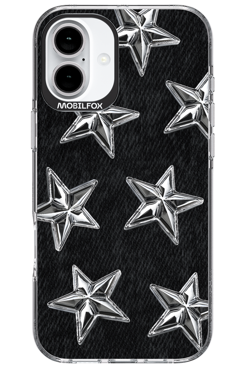 Chrome Stars - Apple iPhone 16 Plus