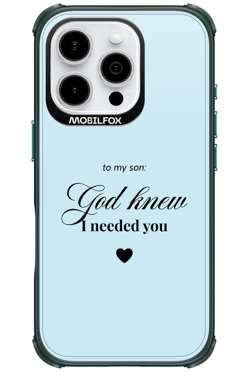To My Son 2.0 - Apple iPhone 16 Pro